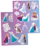 Подаръчен Комплект Замръзналото Кралство, Frozen с Таен Дневник с Катинарче, Магически Химикал за Скрито Писане с UV Светлина, Стикери и Химикал с Клипс 22х26х5 см